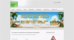 Desktop Screenshot of evergreencommunity.org