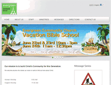 Tablet Screenshot of evergreencommunity.org